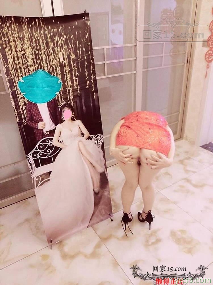 穿着婚纱被别的男人内射这个帽子绿了【43P】